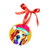 Beagle Ornament with Your Pet's Name!