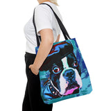 Daddio Dog Tie Dye Tote Bag