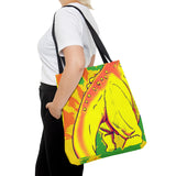 Tie Dye Brachiosaurus Butt Tote Bag