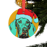 Weimaraner Ornament with Your Pet's Name!