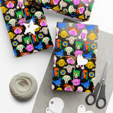 Any Occasion Glow Dogs Wrapping Paper