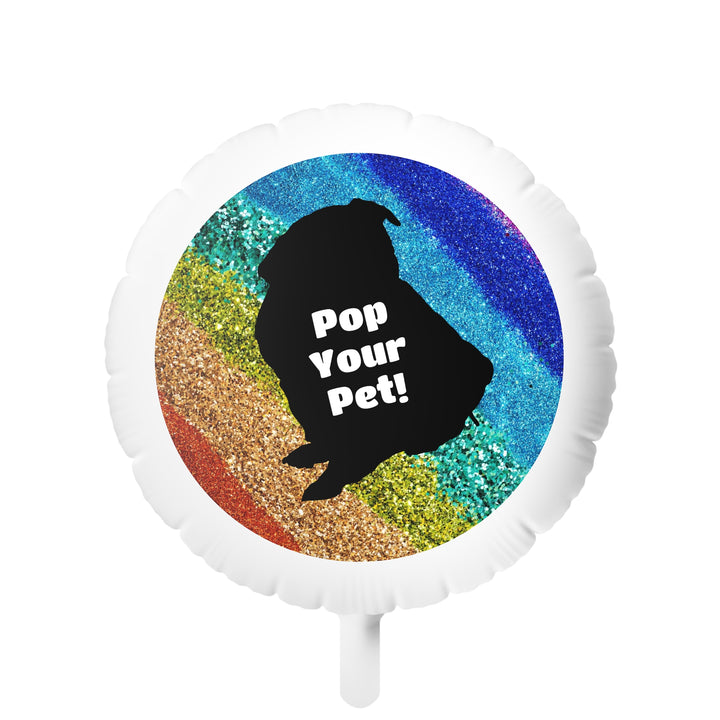 Pop Your Pet! Reusable Birthday/ Gotcha Day Custom Mylar Balloon