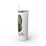 Bella Haddad Custom Skinny Tumbler with Straw