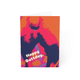 Happy Belated Buttday Funny Dog Birthday Card