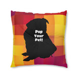 Pop Your Pet! Giant Tufted Floor Pillow