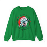 Happy Yuledog Personalized Crewneck Sweatshirt