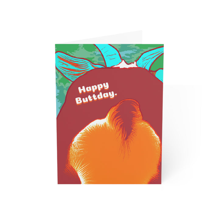 Happy Buttday Funny Goat Birthday Card