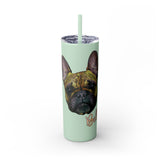 Bella Haddad Custom Skinny Tumbler with Straw