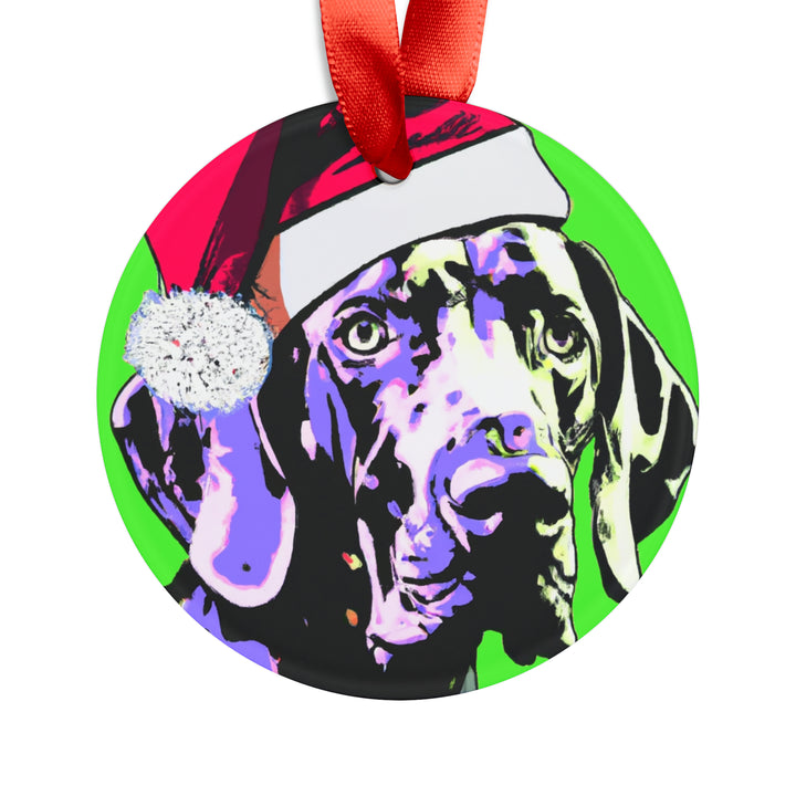 Braque Francais Pointer Ornament with Your Pet's Name!