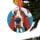 Basset Hound Ornament with Your Pet's Name!