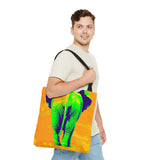 Tie Dye Elephant Butt Tote Bag