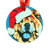 Chow Chow Ornament with Your Pet's Name!