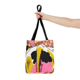 Tie Dye Cow Butt Tote Bag