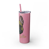 Bella Haddad Custom Skinny Tumbler with Straw