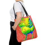 Tie Dye Chicken Butt Tote Bag