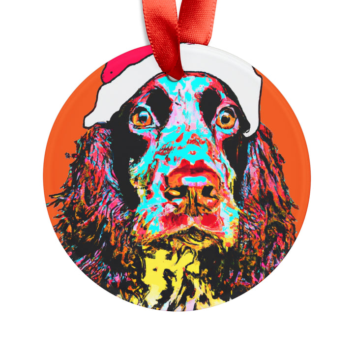 Springer Spaniel Ornament with Your Pet's Name!