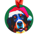 Bernese Mountain Dog Ornament with Your Pet's Name!