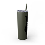 Pop Your Pet! Custom Skinny Tumbler with Straw