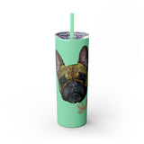 Bella Haddad Custom Skinny Tumbler with Straw