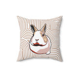 Hip Hippity Hop Accent Square Pillow