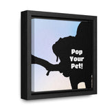 Pop Your Pet! Custom Framed Gallery Square