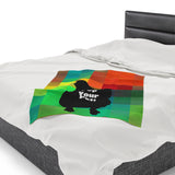 Pop Your Pet! Custom Velveteen Blanket