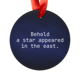 Meteor Extinction Dino Ornament with Ribbon