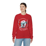 Happy Yuledog Personalized Crewneck Sweatshirt