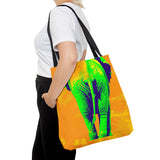 Tie Dye Elephant Butt Tote Bag