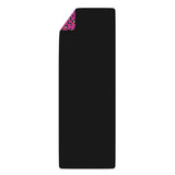 Hot Pink Leopard Rubber Yoga Mat