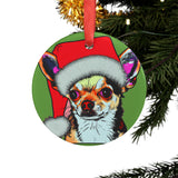 Chihuahua Ornament with Your Pet's Name!