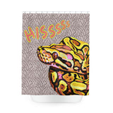 Hissss Snake Polyester Washable Shower Curtain