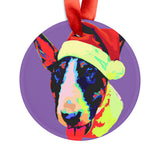 Bull Terrier Ornament with Your Pet's Name!