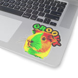 Groovy Guinea Piggy Kiss-Cut Sticker