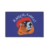 Knock Knock Groundhog Welcome Mat Heavy Duty