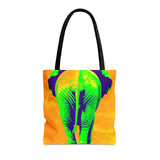 Tie Dye Elephant Butt Tote Bag