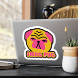 Smug Pug Kiss-Cut Vinyl Sticker