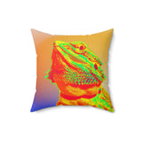 Boogie Woogie Beardie Accent Square Pillow