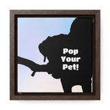 Pop Your Pet! Custom Framed Gallery Square