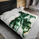 Golden Retriever Velveteen Blanket