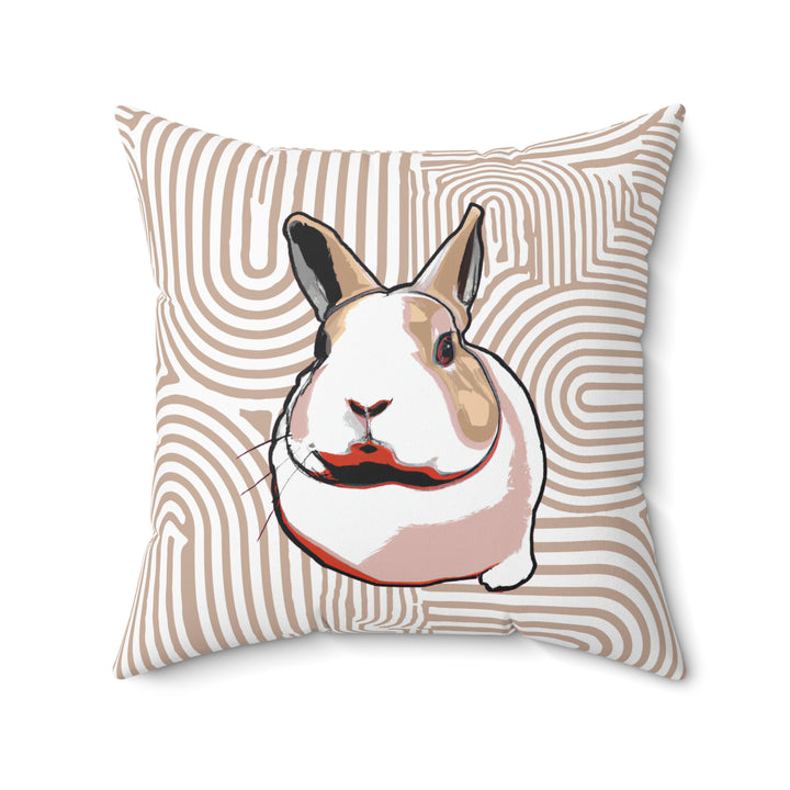 Hip Hippity Hop Accent Square Pillow