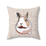 Hip Hippity Hop Accent Square Pillow