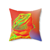 Boogie Woogie Beardie Accent Square Pillow