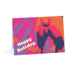 Happy Belated Buttday Funny Dog Birthday Card