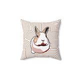 Hip Hippity Hop Accent Square Pillow