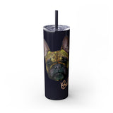 Bella Haddad Custom Skinny Tumbler with Straw