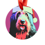 Bearded Collie Ornament with Your Pet's Name!