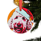 Golden Doodle Ornament with Your Pet's Name!