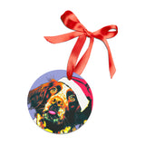 Brittany Ornament with Your Pet's Name!