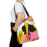 Tie Dye Cow Butt Tote Bag